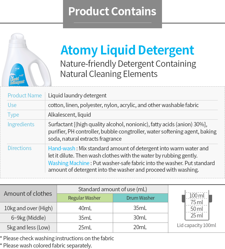 Liquid Fabric Detergent