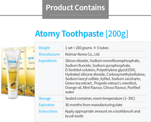 Toothpaste 200ml *1set