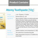 Toothpaste 50g *1set